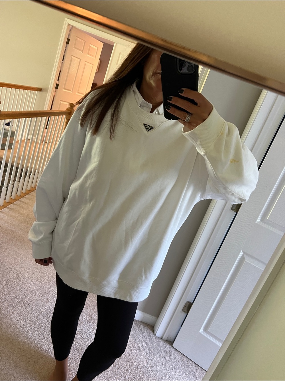 Prada unisex sweatshirt. Like new.